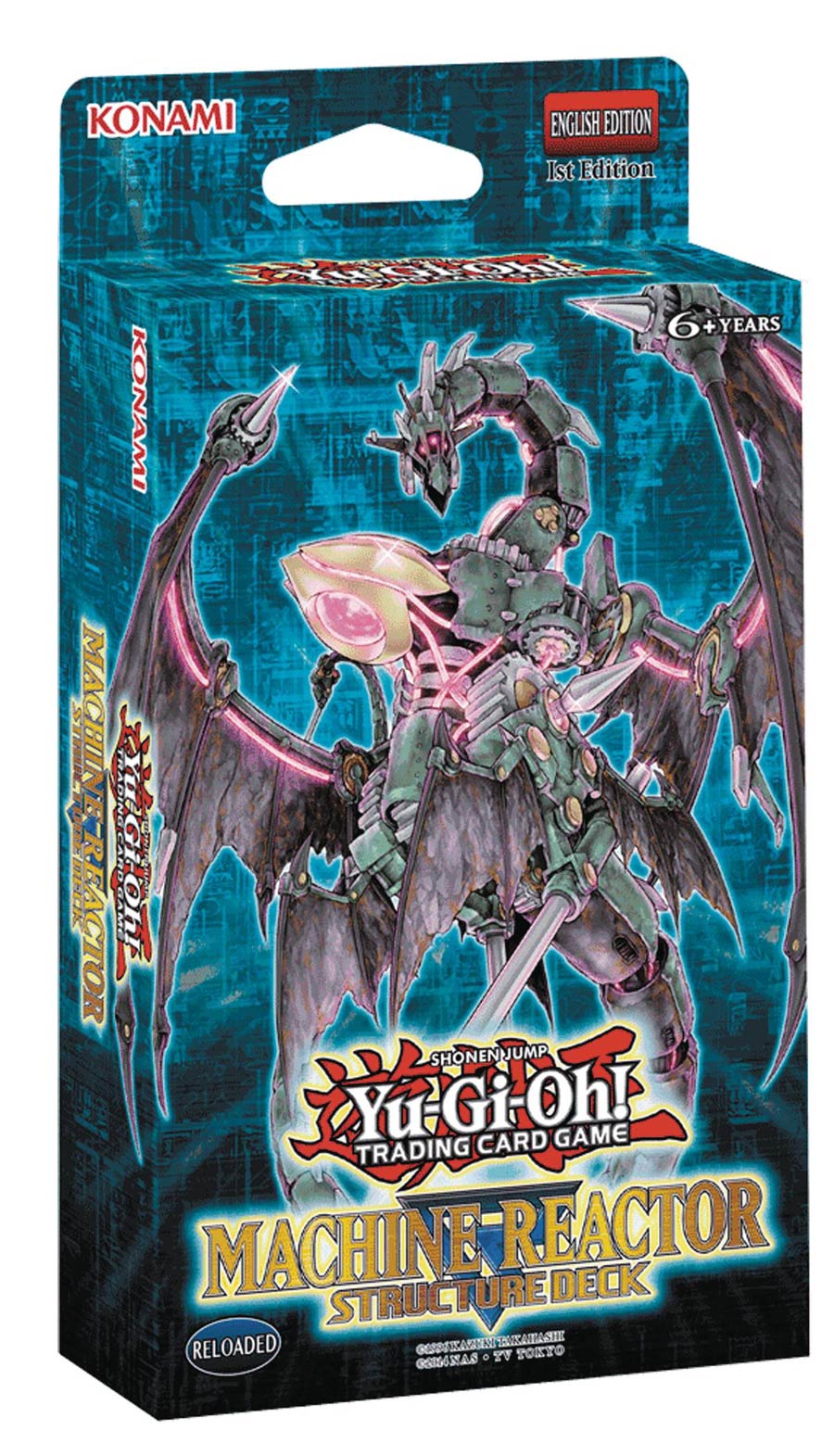 Yu-Gi-Oh TCG Machine Reactor And Dinosmashers Fury Structure Deck