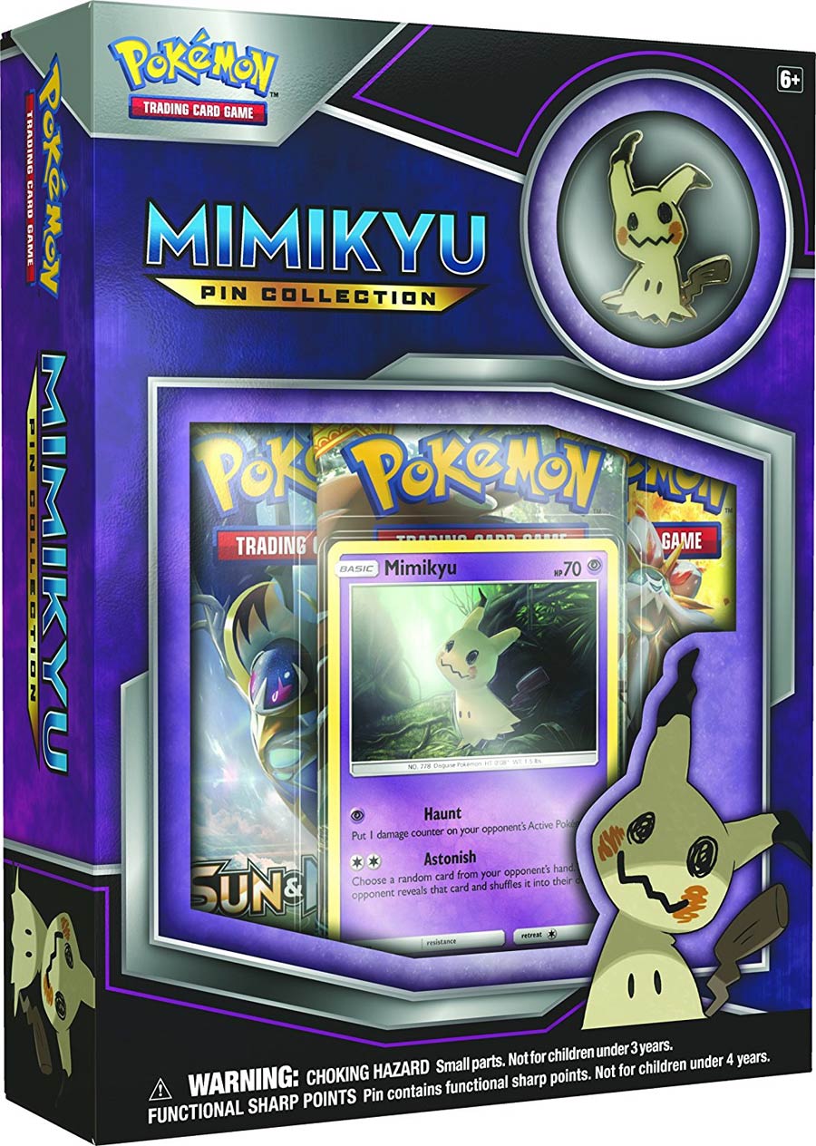 Pokemon TCG Mimikyu Pin Collection Box