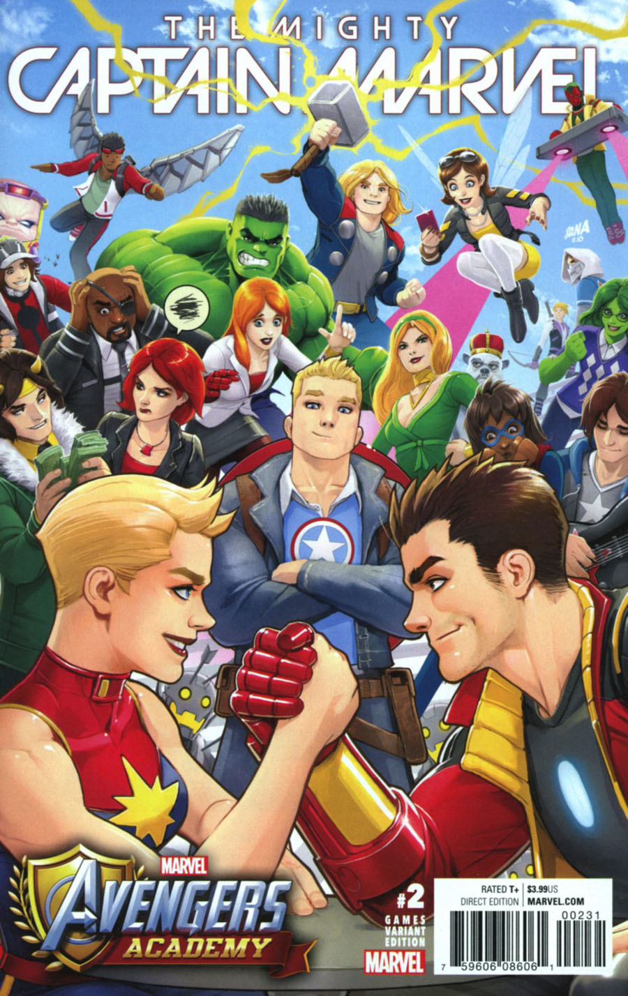 Mighty Captain Marvel #2 Cover D Incentive Video Game Variant Cover