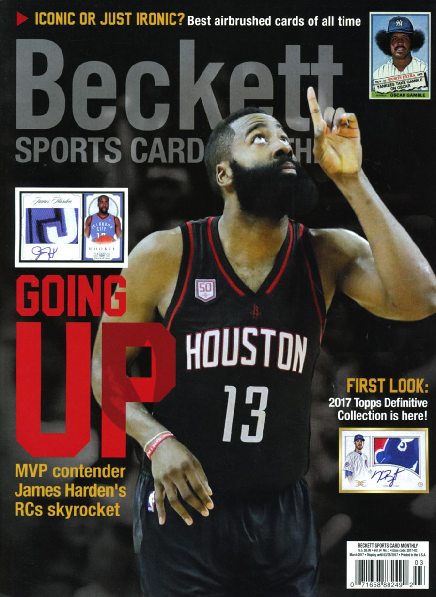 Beckett Sports Card Monthly Vol 34 #3 March 2017