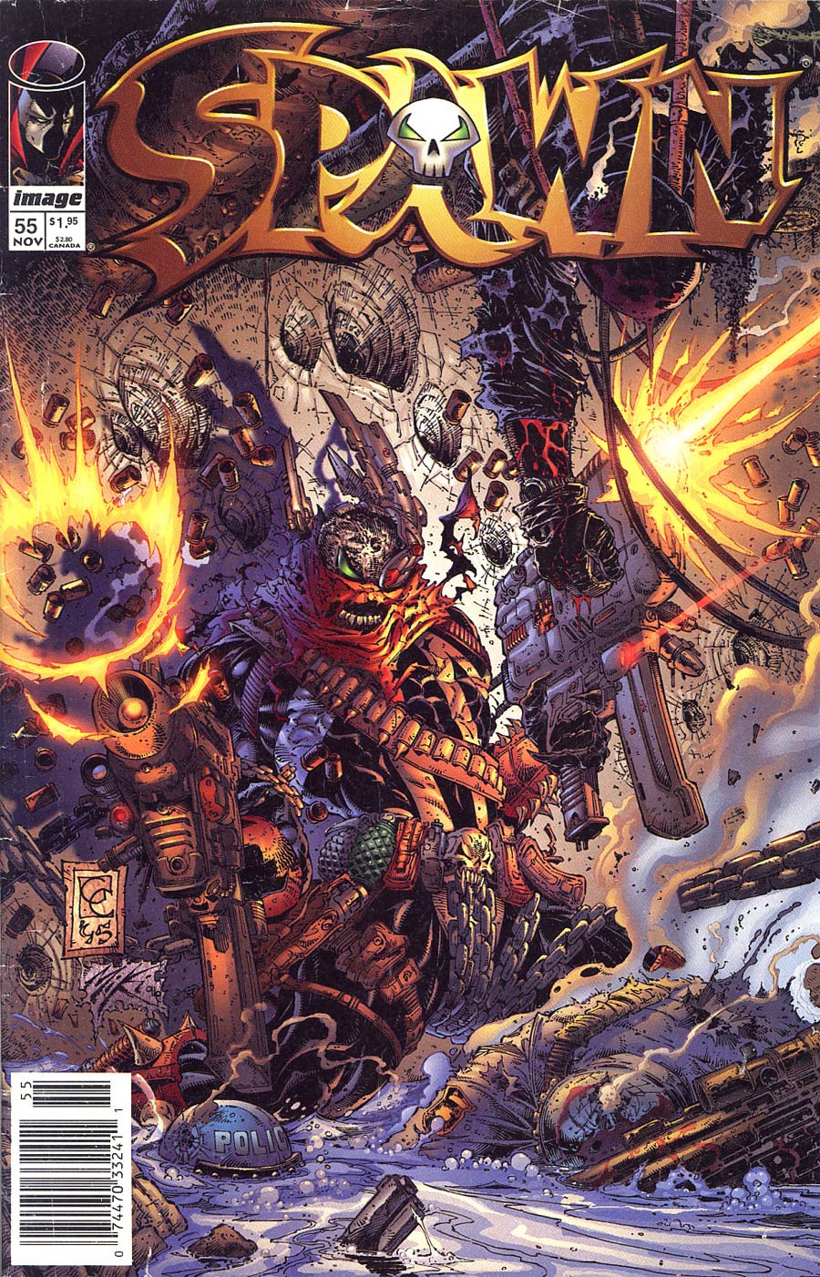 Spawn #55 Cover B Newsstand Edition