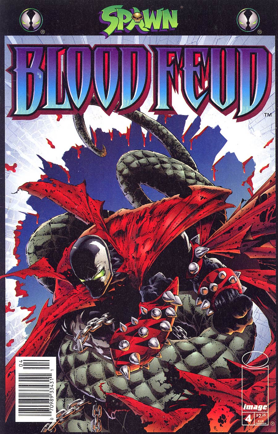 Spawn Blood Feud #4 Newsstand Edition