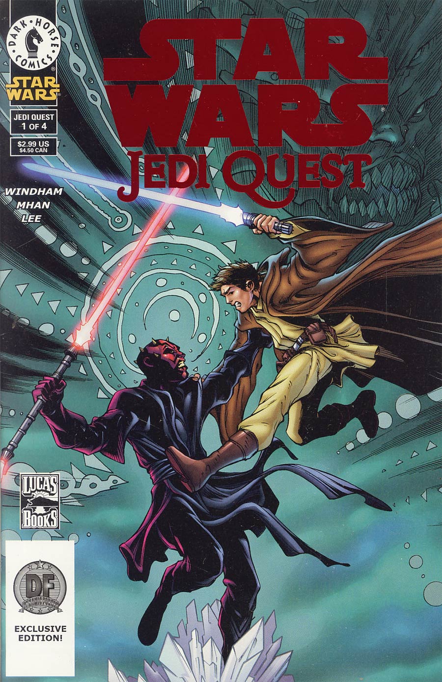 Star Wars Jedi Quest Cover B #1 DF Ruby Red Foil Variant Cover