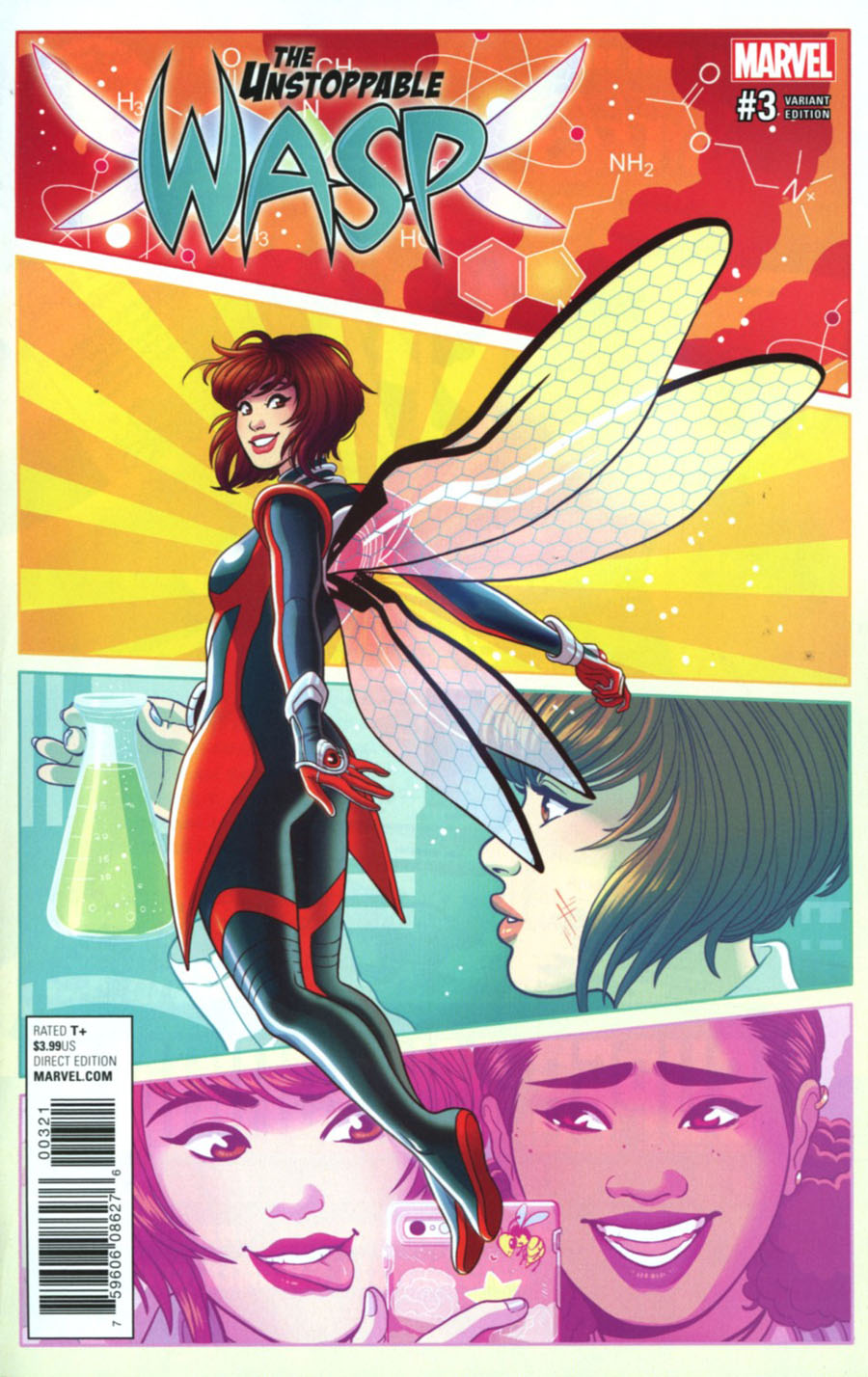 Unstoppable Wasp #3 Cover B Incentive Paulina Ganucheau Variant Cover