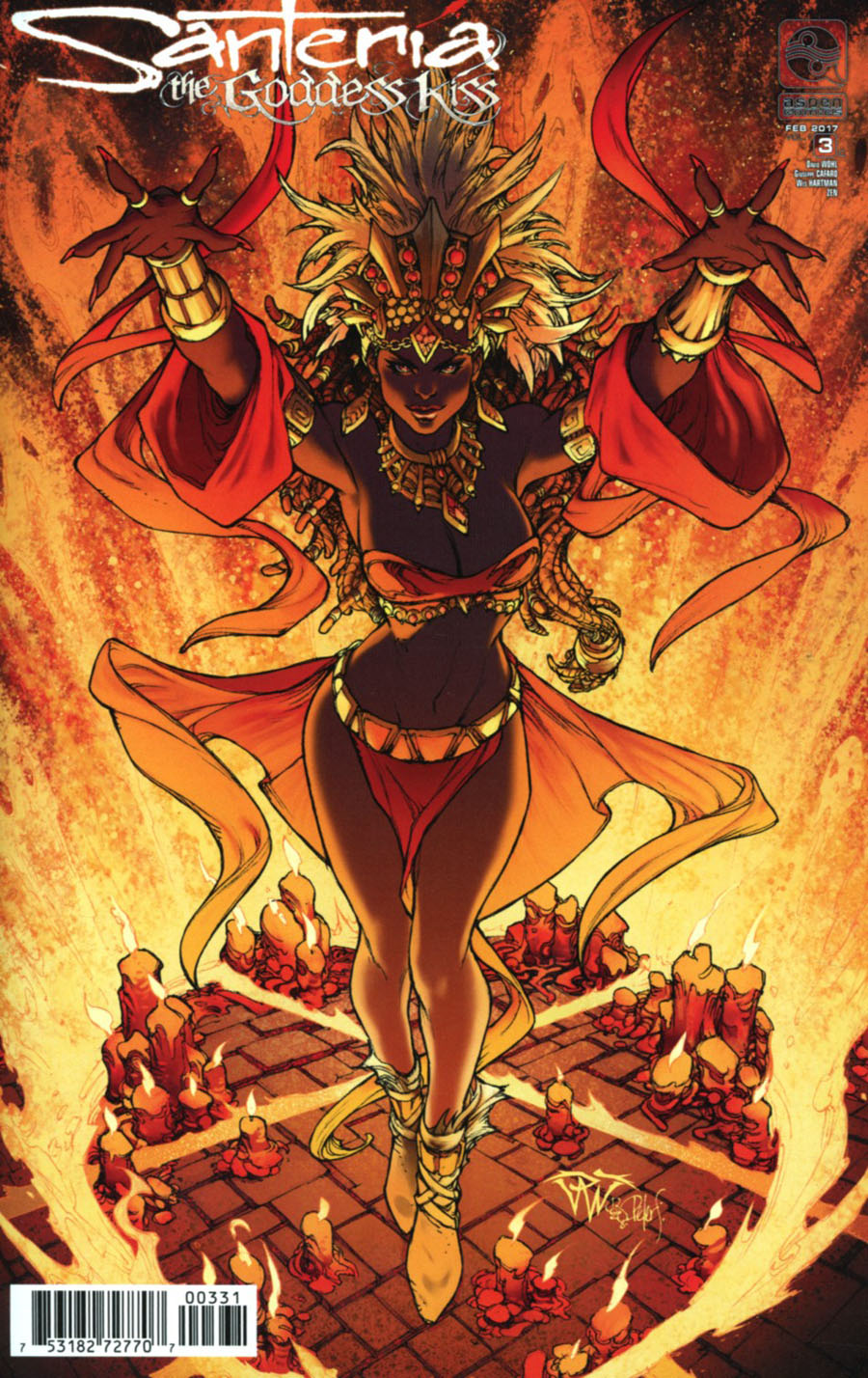 Santeria The Goddess Kiss #3 Cover C Incentive Paolo Pantalena Variant Cover