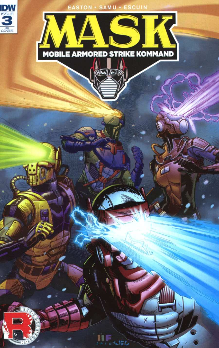 M.A.S.K. Mobile Armored Strike Kommand #3 Cover D Incentive Marcelo Ferreira Variant Cover
