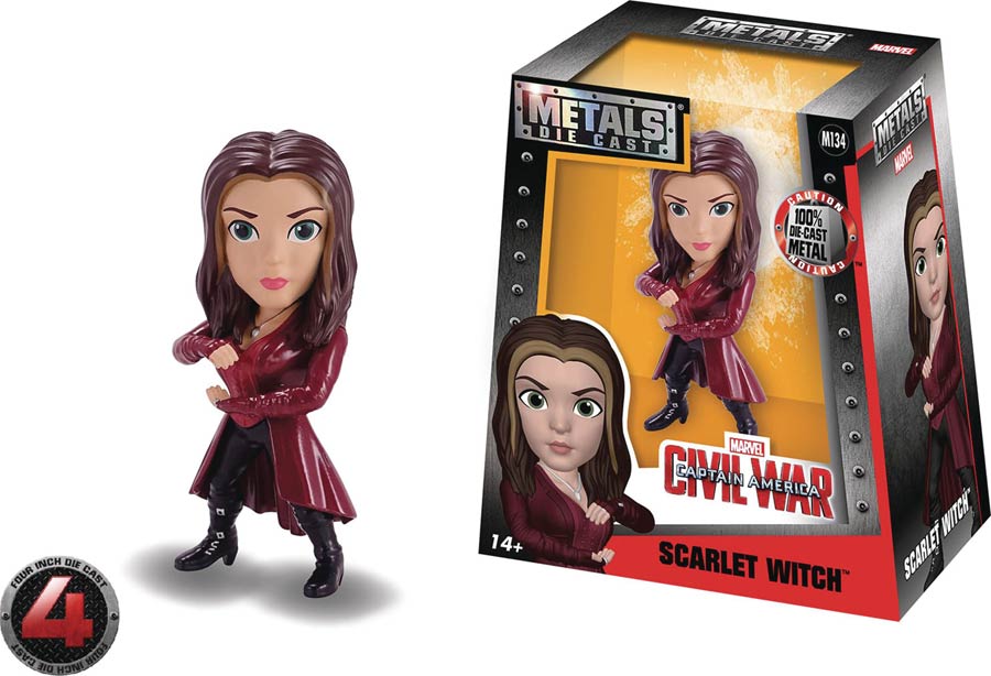 Metals Captain America Civil War 4-Inch Die-Cast Figure - Scarlet Witch