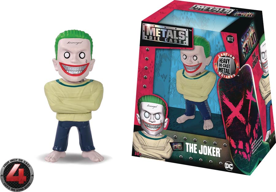 Metals Suicide Squad Movie 4-Inch Die-Cast Figure - Joker Arkham