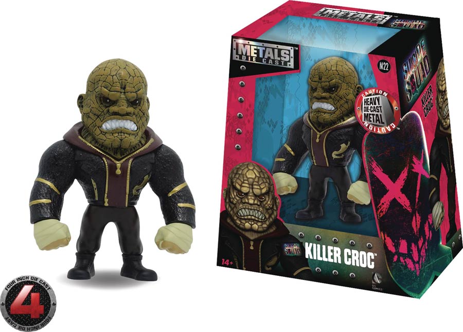 Metals Suicide Squad Movie 4-Inch Die-Cast Figure - Killer Croc Unhooded