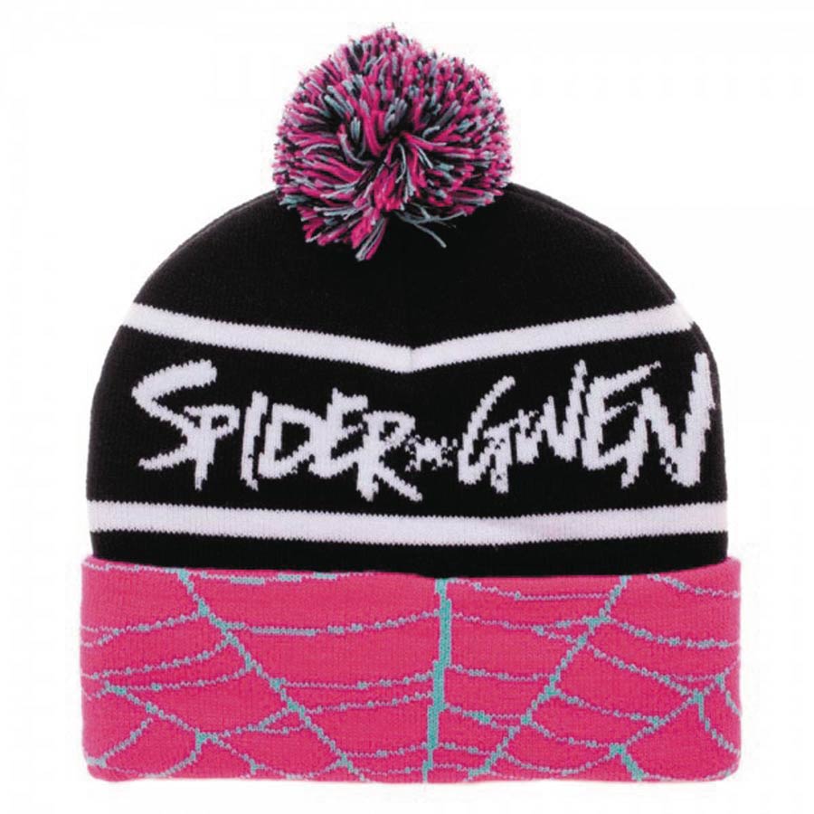 Marvel Spider-Gwen Pom-Pom Beanie