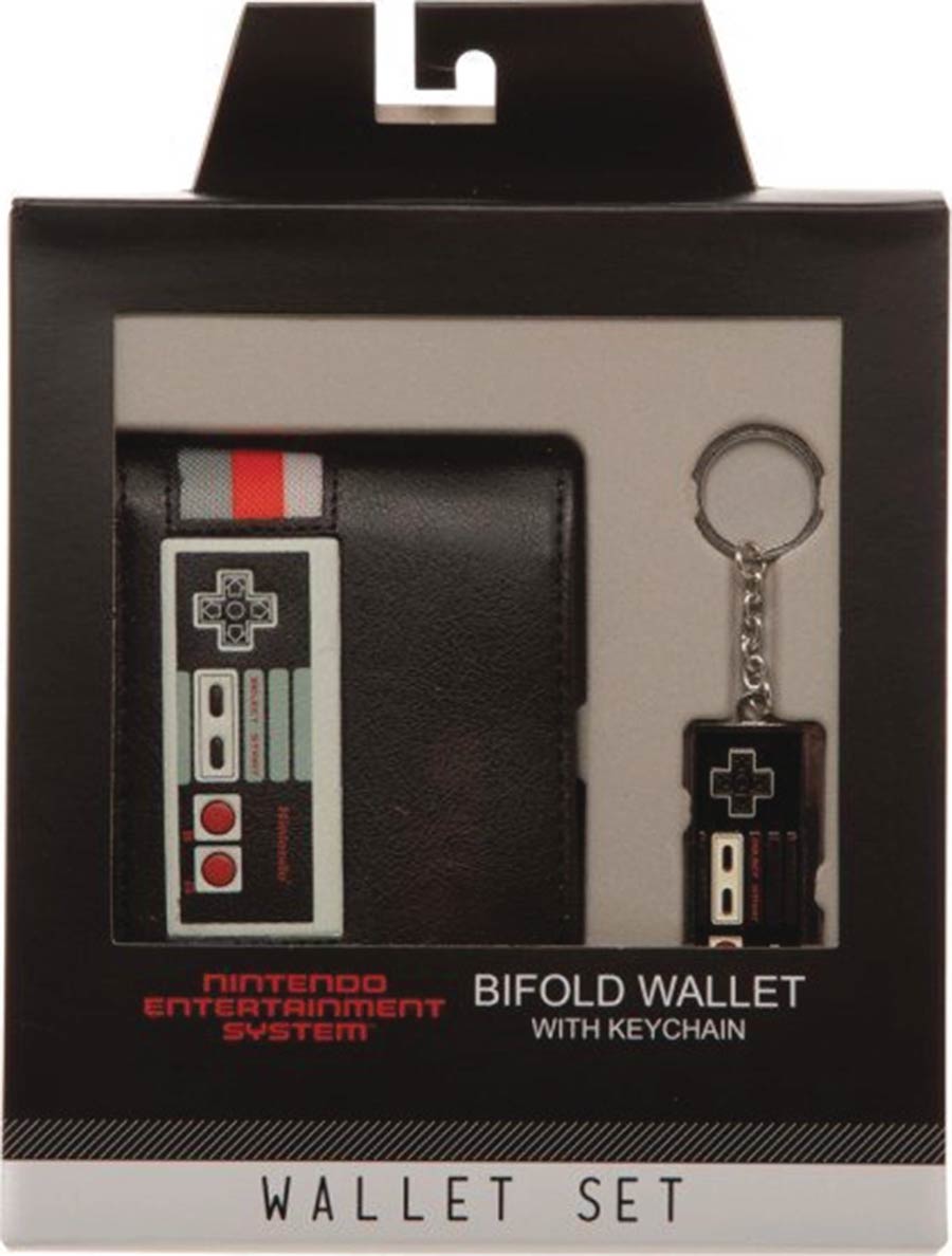Nintendo NES Controller Wallet & Keychain Set