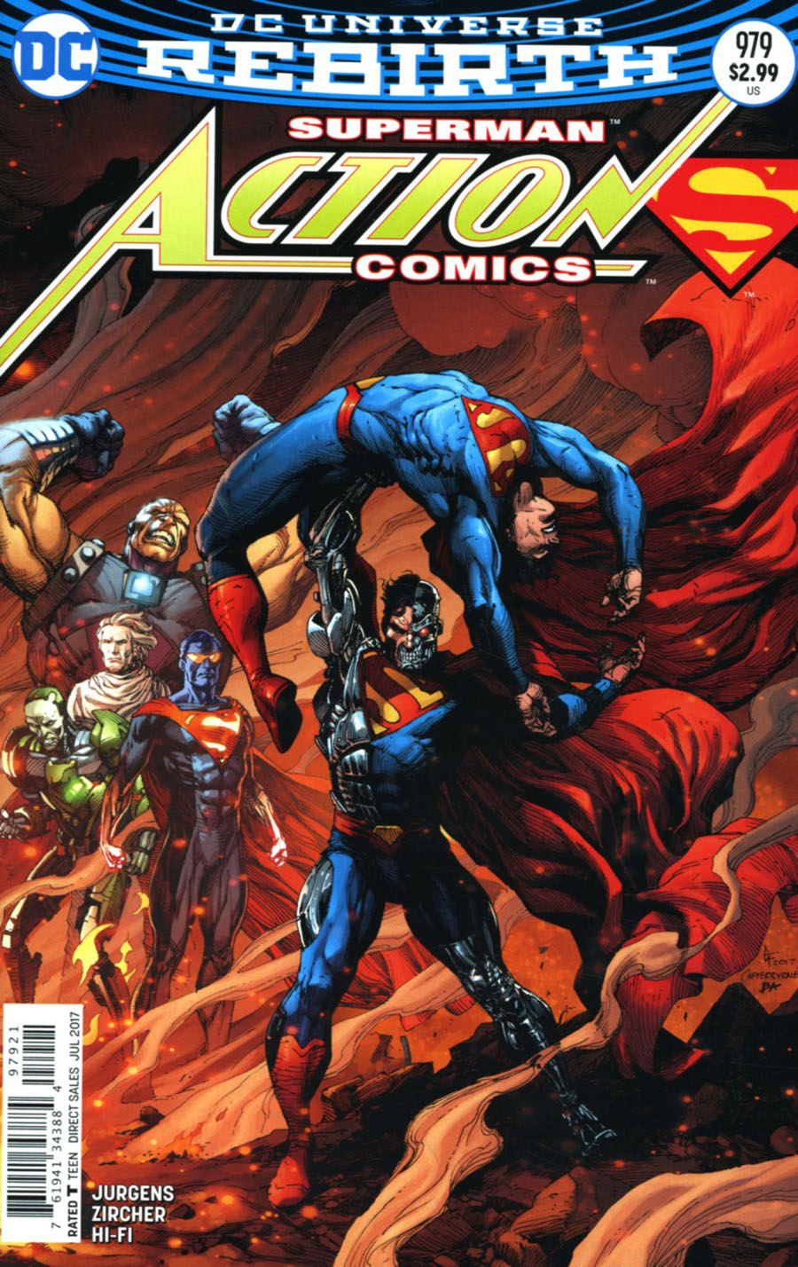 Action Comics Vol 2 #979 Cover B Variant Gary Frank Cover