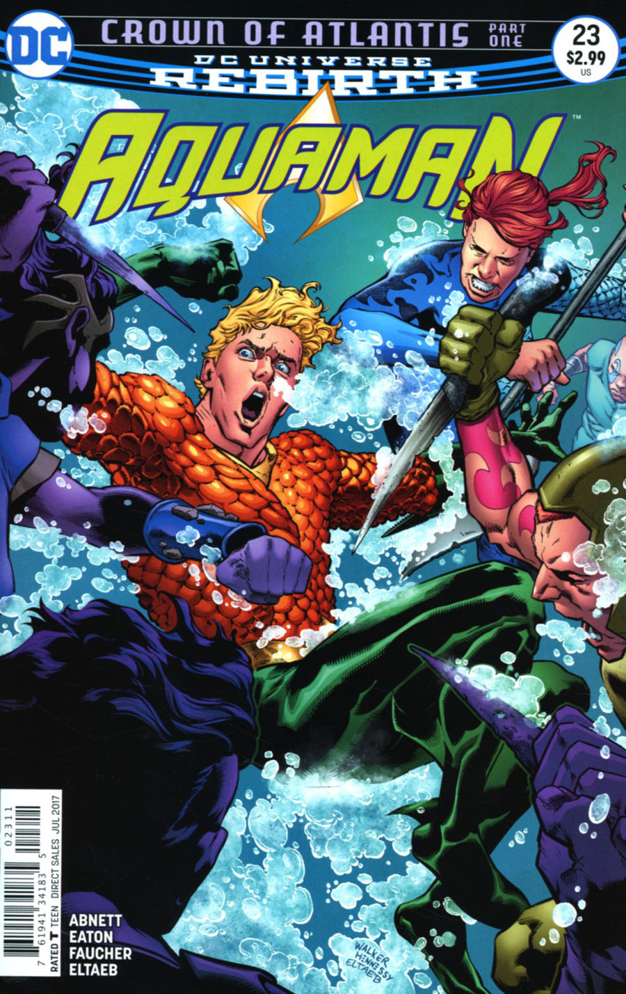 Aquaman Vol 6 #23 Cover A Regular Brad Walker & Andrew Hennessy Cover
