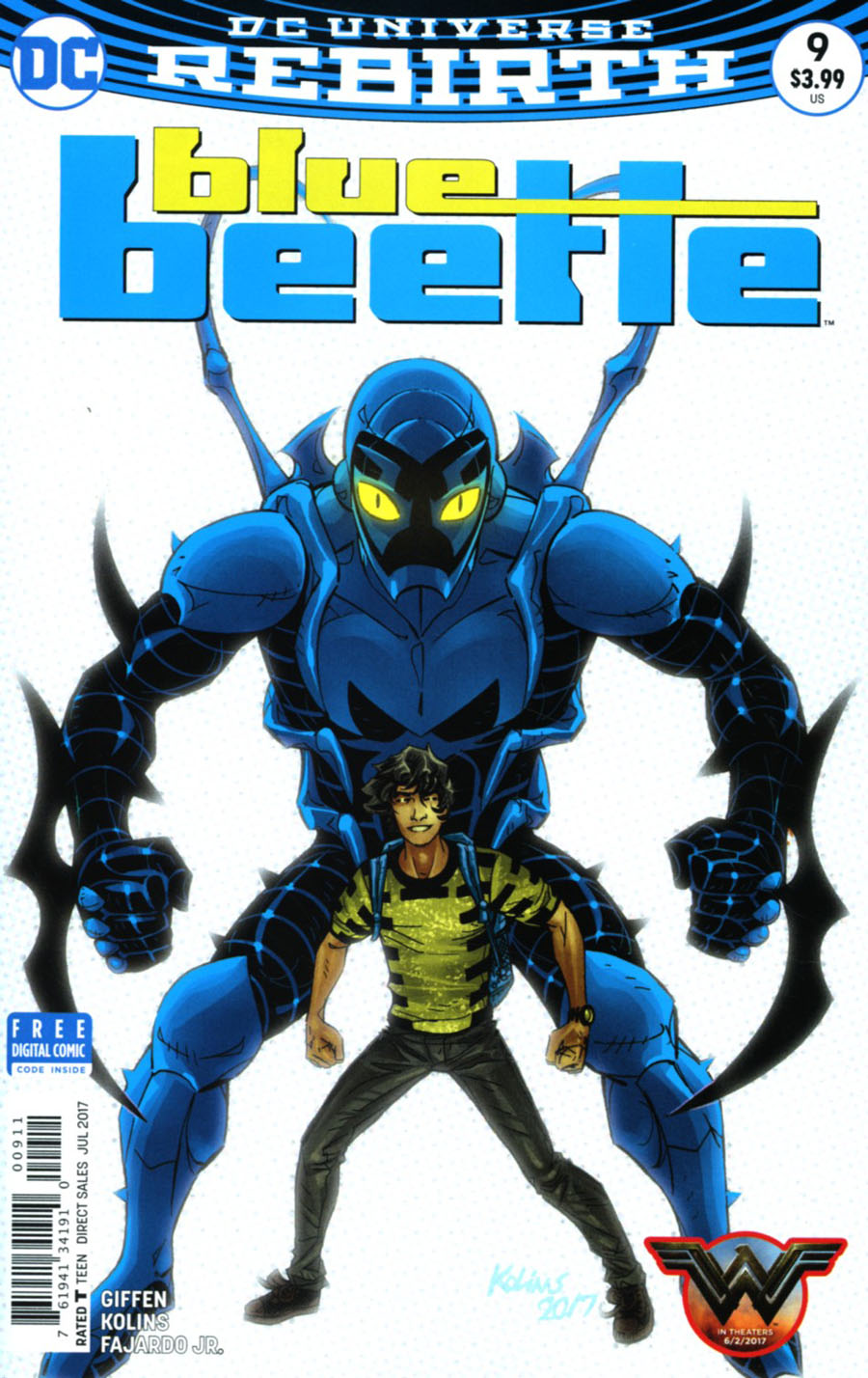 Blue Beetle (DC) Vol 4 #9 Cover A Regular Scott Kolins Cover