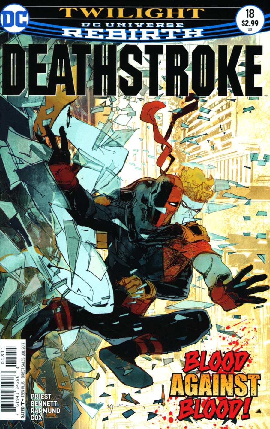 Deathstroke Vol 4 #18 Cover A Regular Bill Sienkiewicz Cover