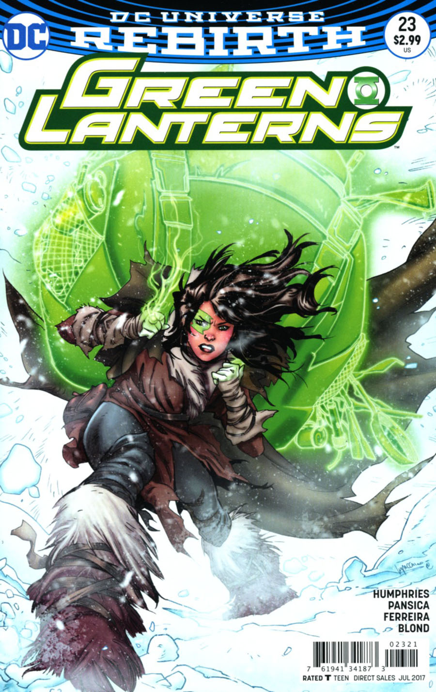Green Lanterns #23 Cover B Variant Emanuela Lupacchino Cover