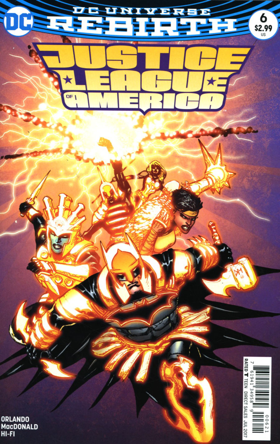 Justice League Of America Vol 5 #6 Cover B Variant Doug Mahnke Cover