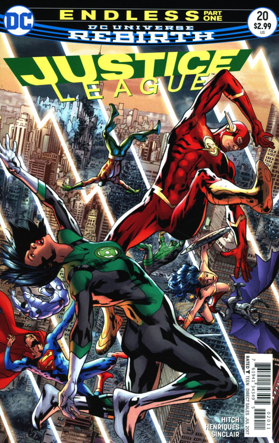 Justice League Vol 3 #20 Cover A Regular Bryan Hitch Cover