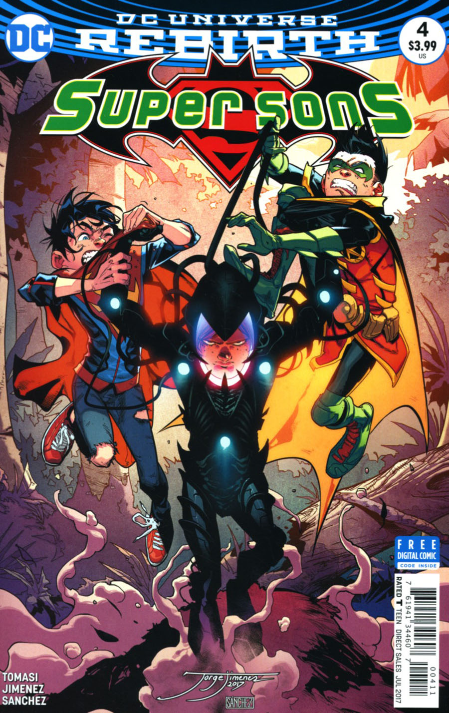 Super Sons #4 Cover A Regular Jorge Jimenez Cover