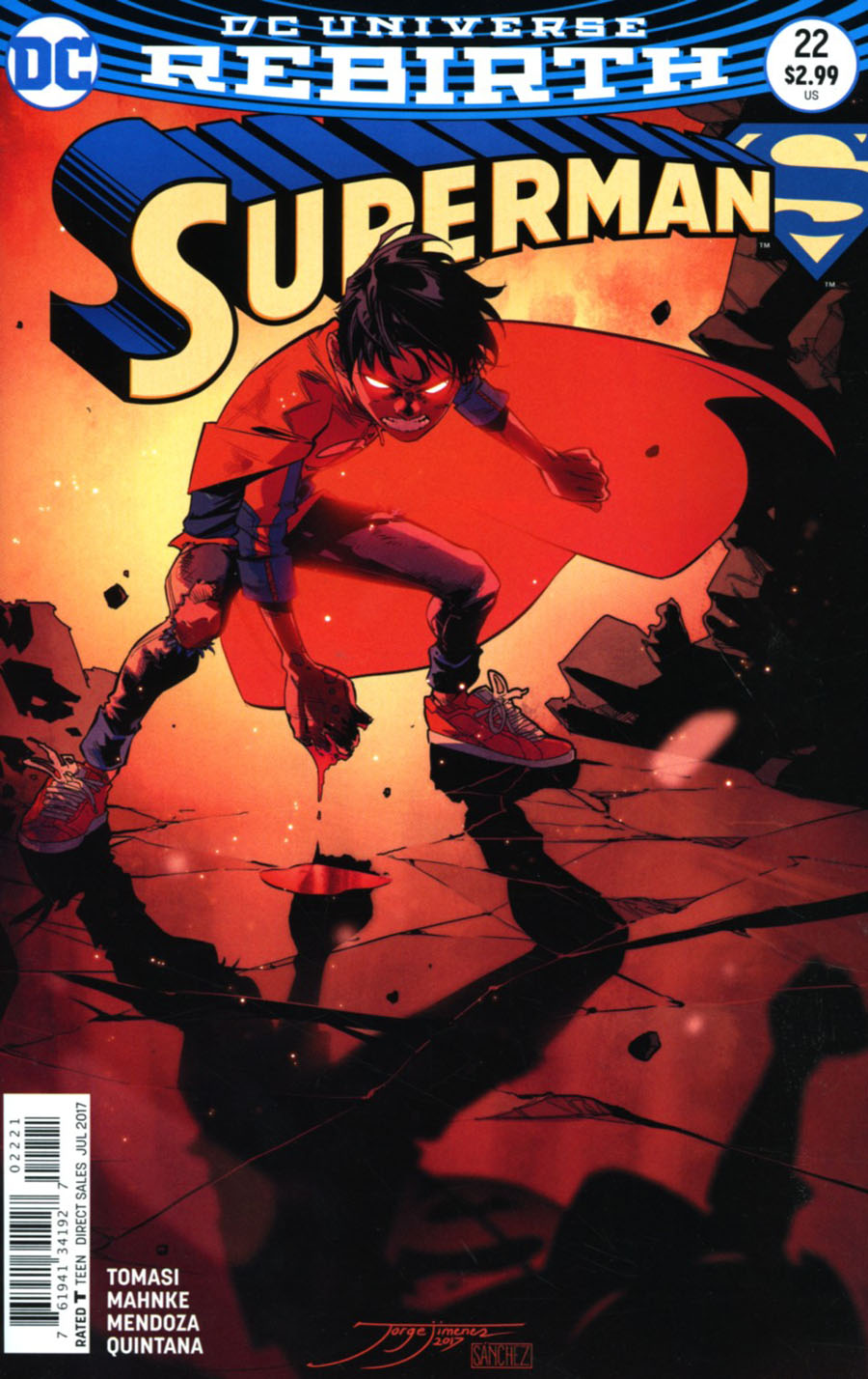 Superman Vol 5 #22 Cover B Variant Tony S Daniel Cover