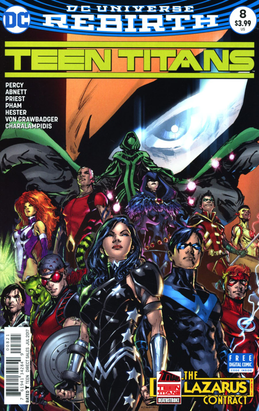 Teen Titans Vol 6 #8 Cover B Variant Phil Jimenez Cover (Lazarus Contract Part 2)