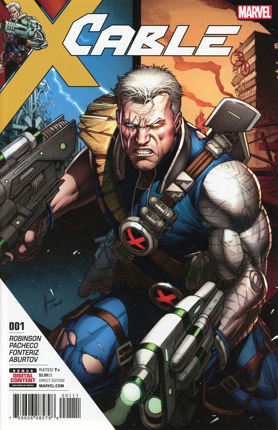 Cable Vol 3 #1 Cover A Regular Dale Keown Cover (Resurrxion Tie-In)