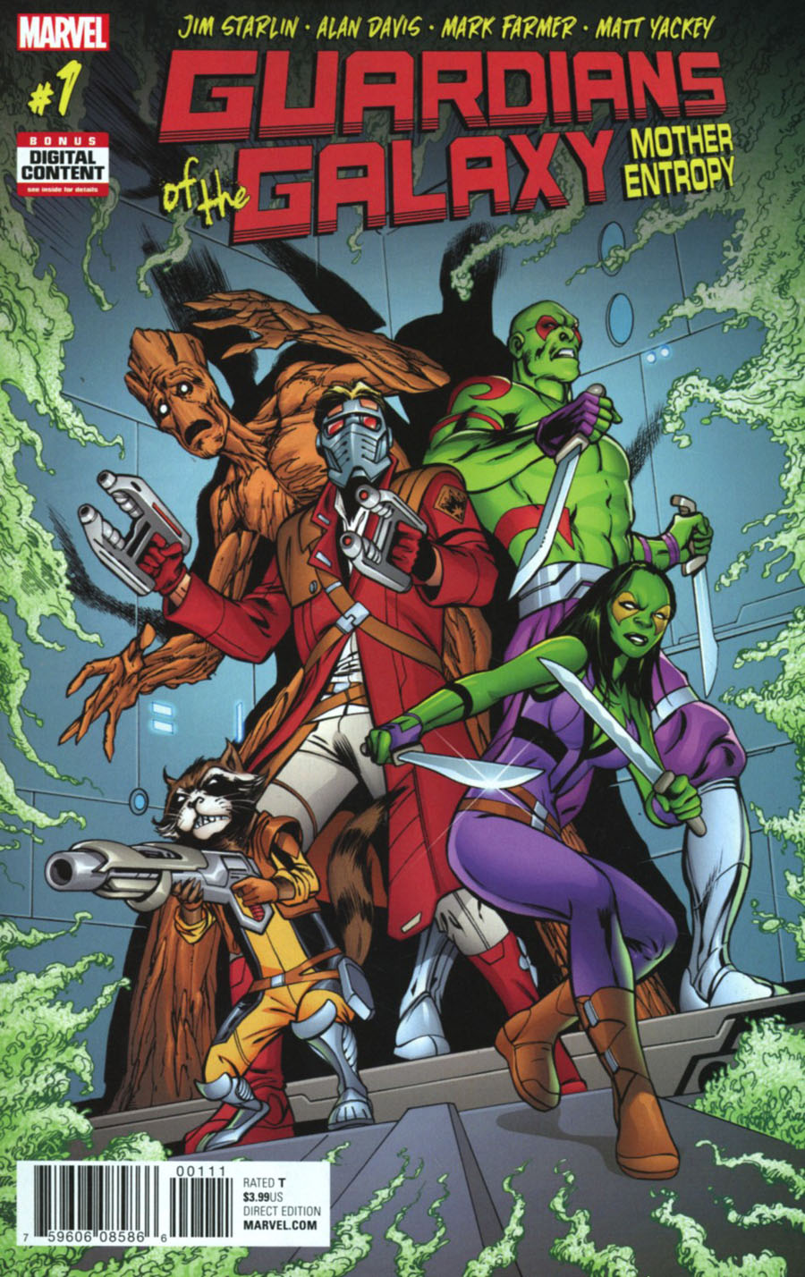 Guardians Of The Galaxy Mother Entropy #1 Cover A Regular Alan Davis Cover