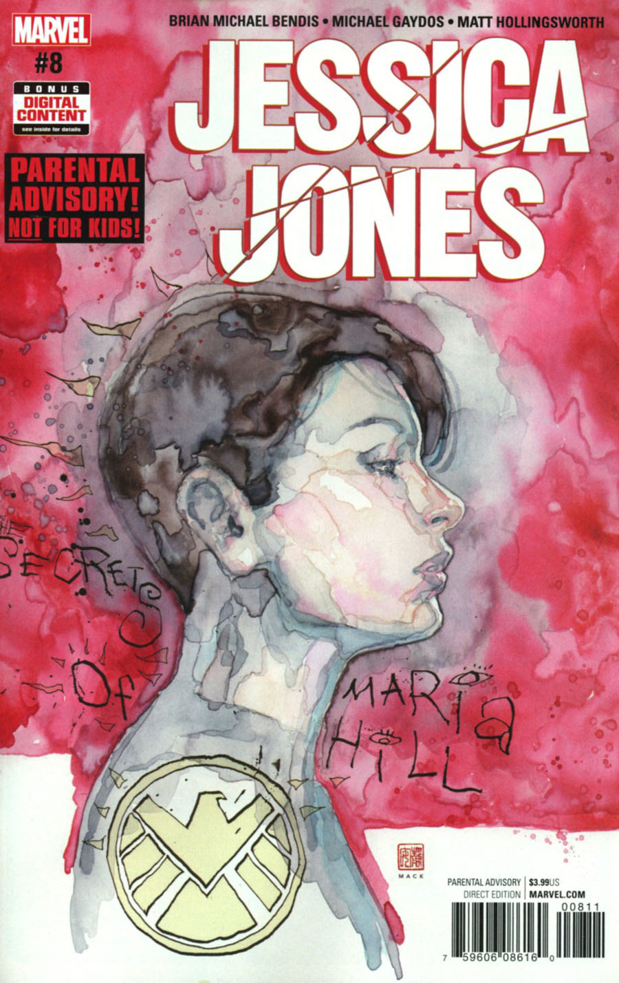 Jessica Jones #8 Cover A Regular David Mack Cover