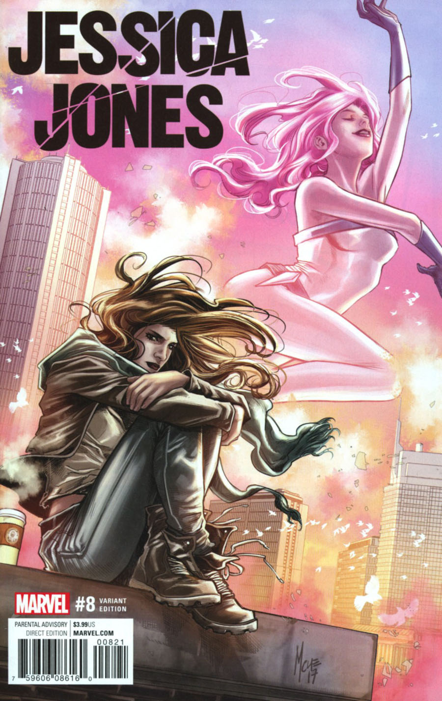Jessica Jones #8 Cover B Variant Marco Checchetto Cover