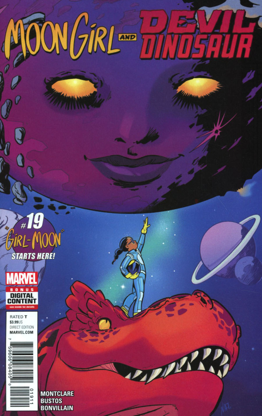 Moon Girl And Devil Dinosaur #19 Cover A Regular Natacha Bustos Cover