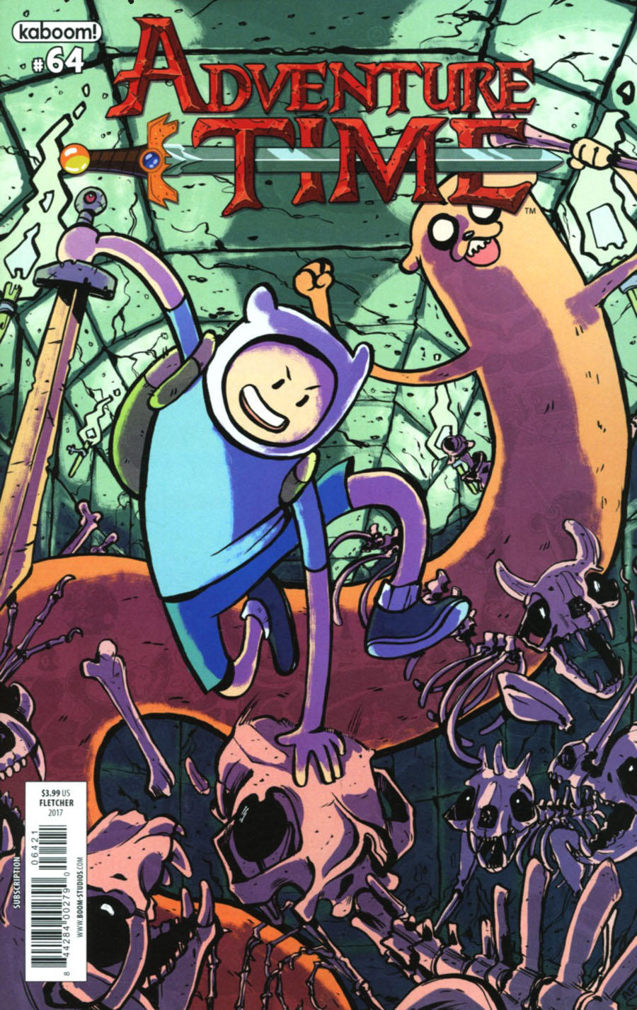 Adventure Time #64 Cover B Variant Alex Fletcher Subscription Cover