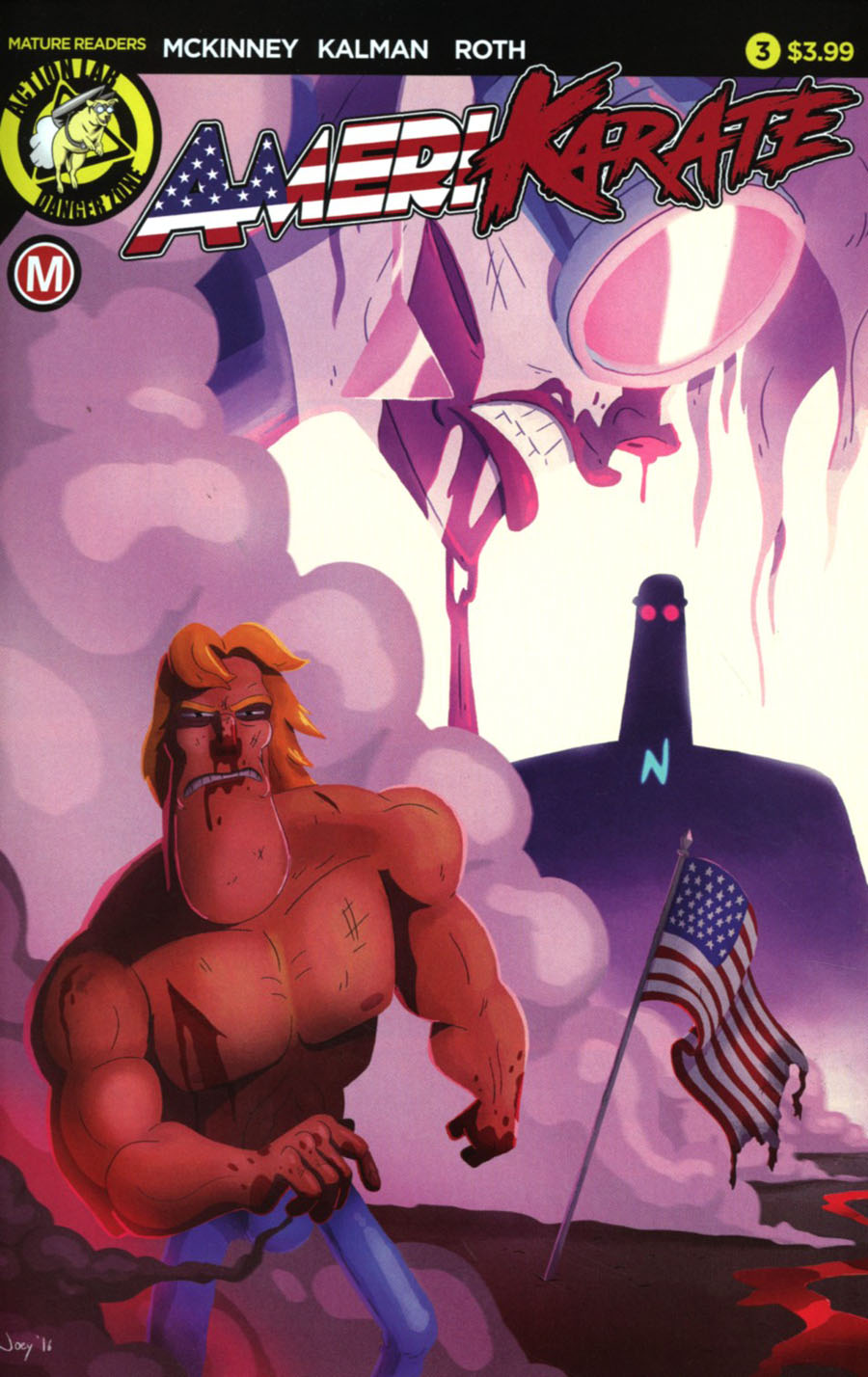 Amerikarate #3 Cover A Regular Devin Roth Cover