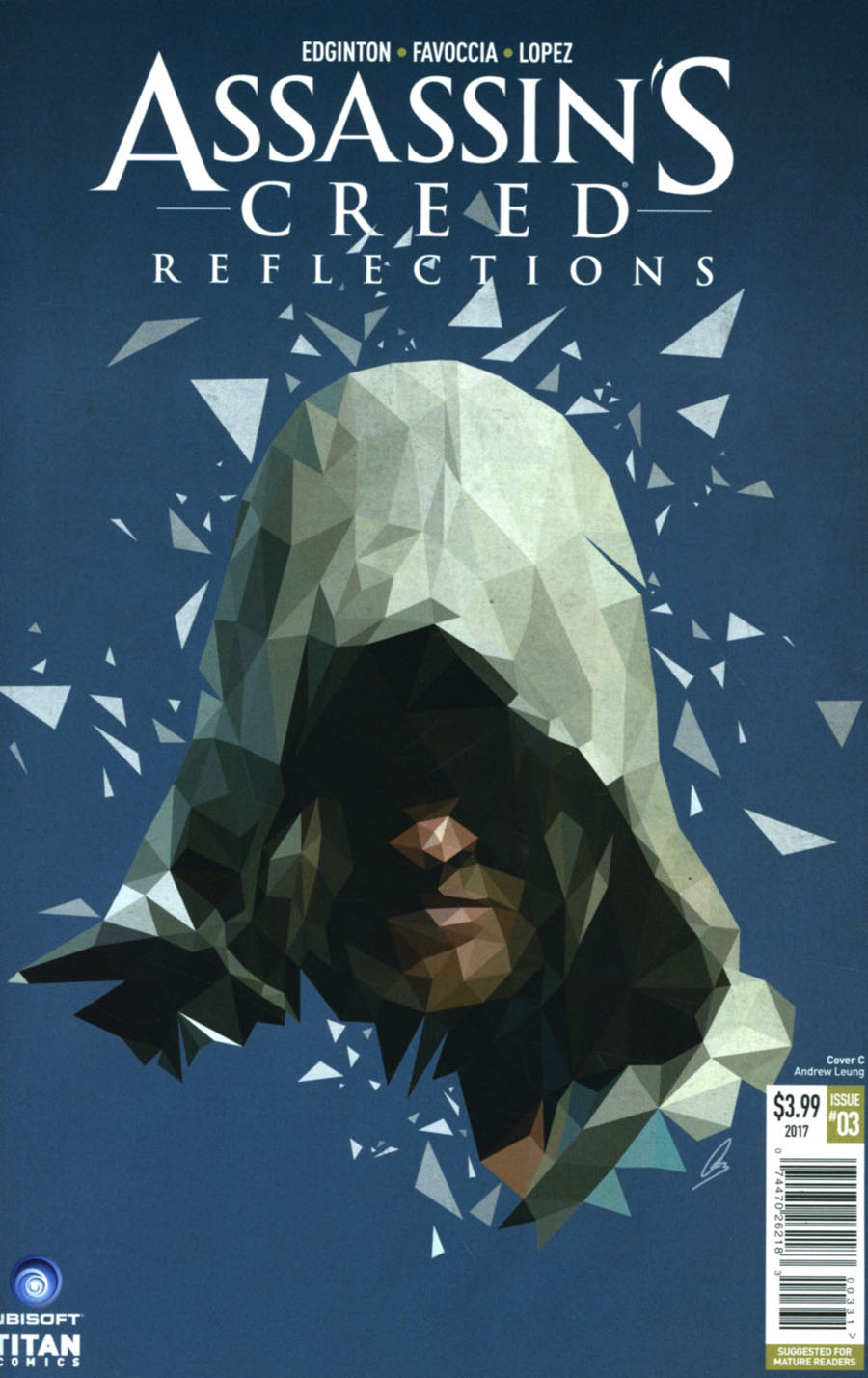 Assassins Creed Reflections #3 Cover C Variant Andrew Leung Polygon Cover