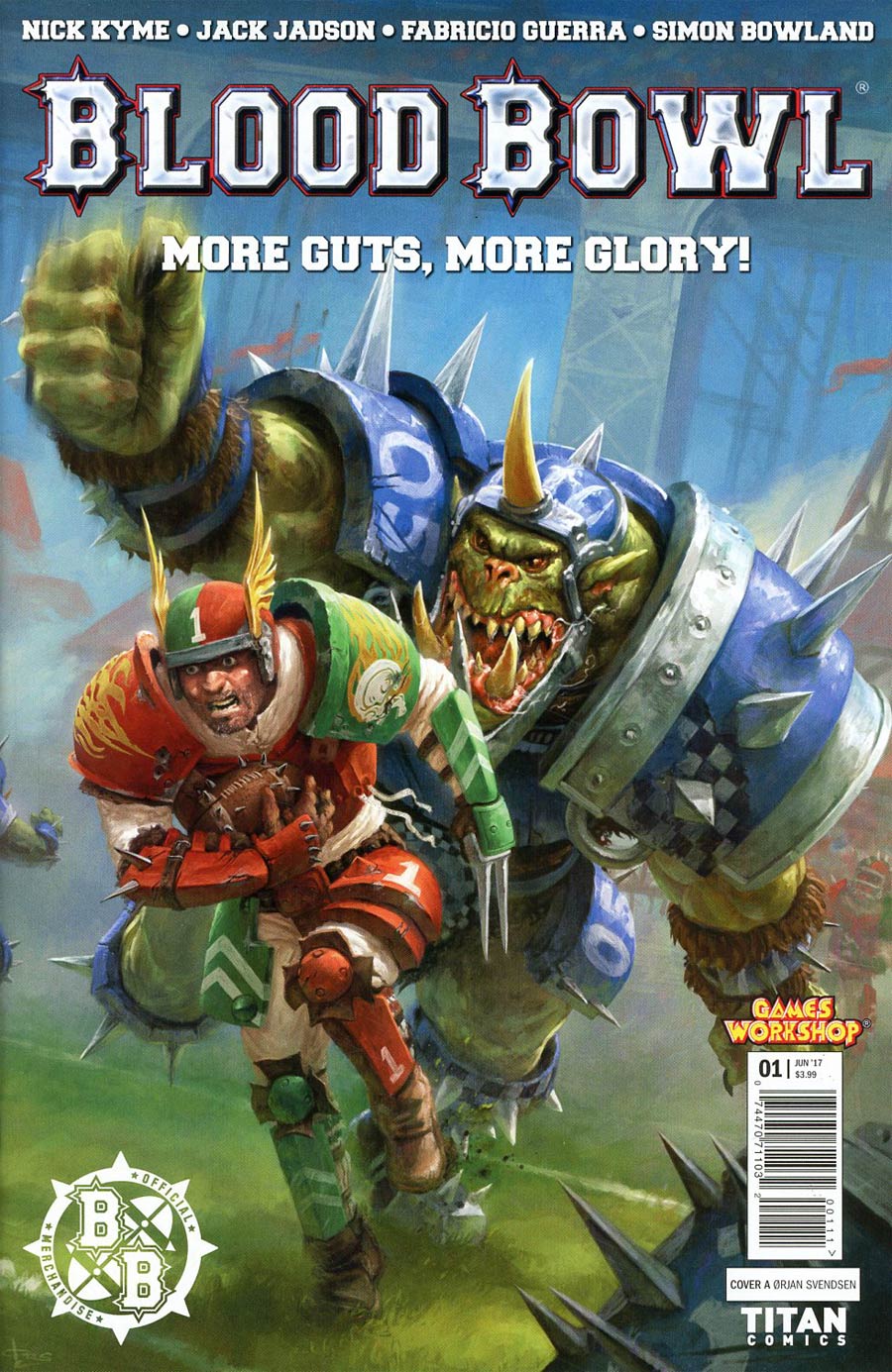 Blood Bowl More Guts More Glory #1 Cover A Regular Orjan Svendsen Cover