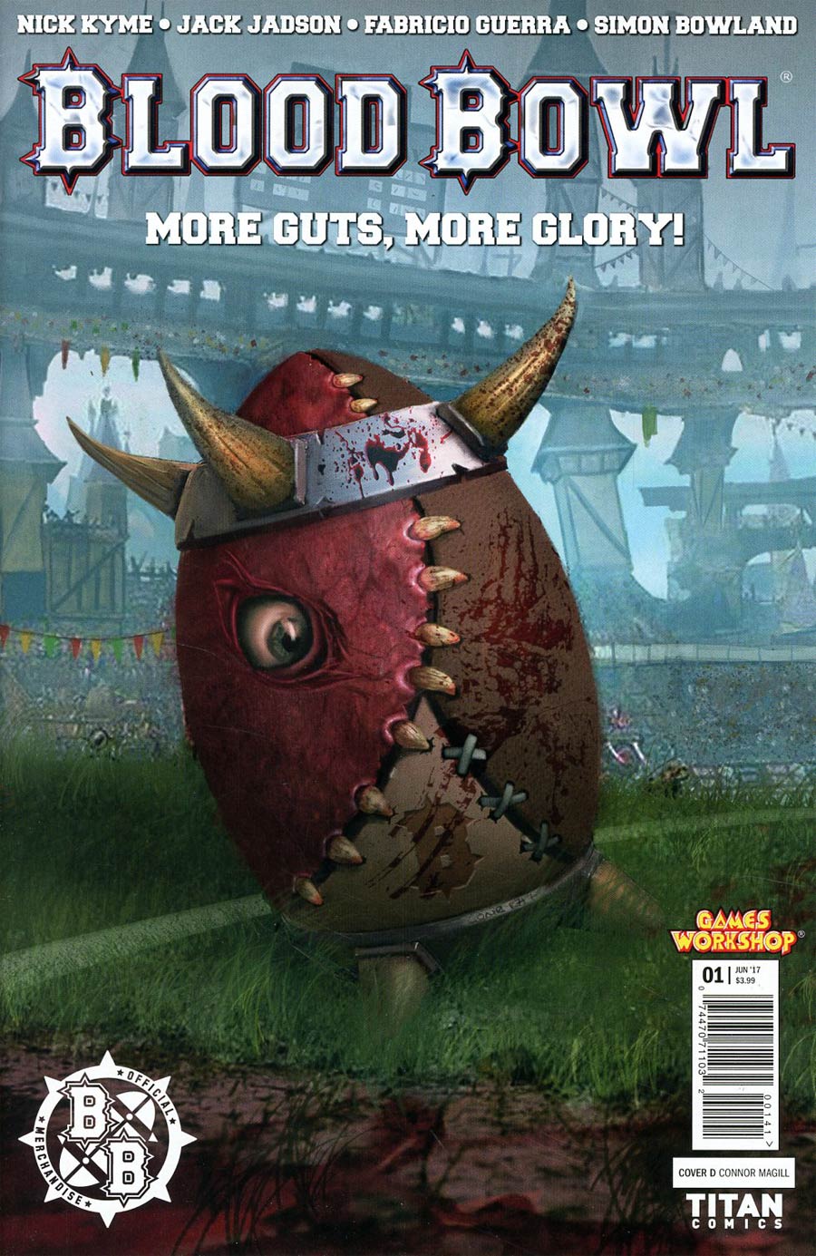 Blood Bowl More Guts More Glory #1 Cover D Variant Connor Magill Cover