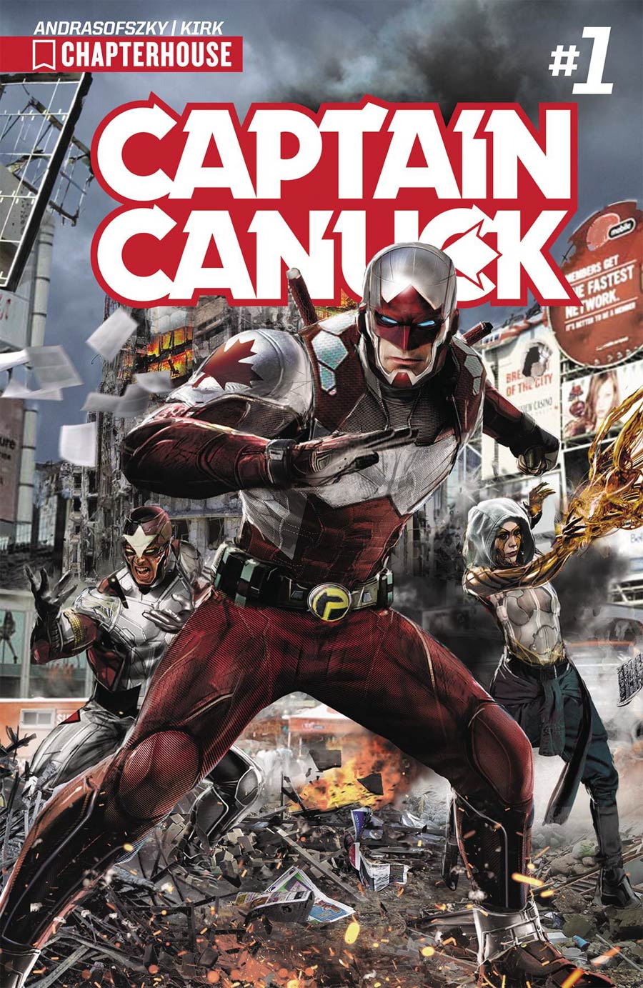 Captain Canuck Vol 3 #1 Cover A Regular John Gallagher Cover