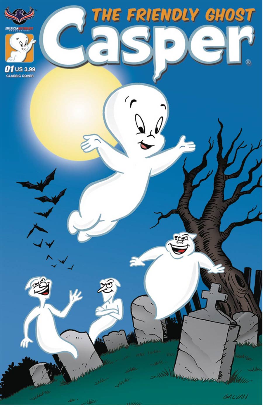 Casper The Friendly Ghost Vol 5 #1 Cover C Variant Bill Galvan Classic Cover