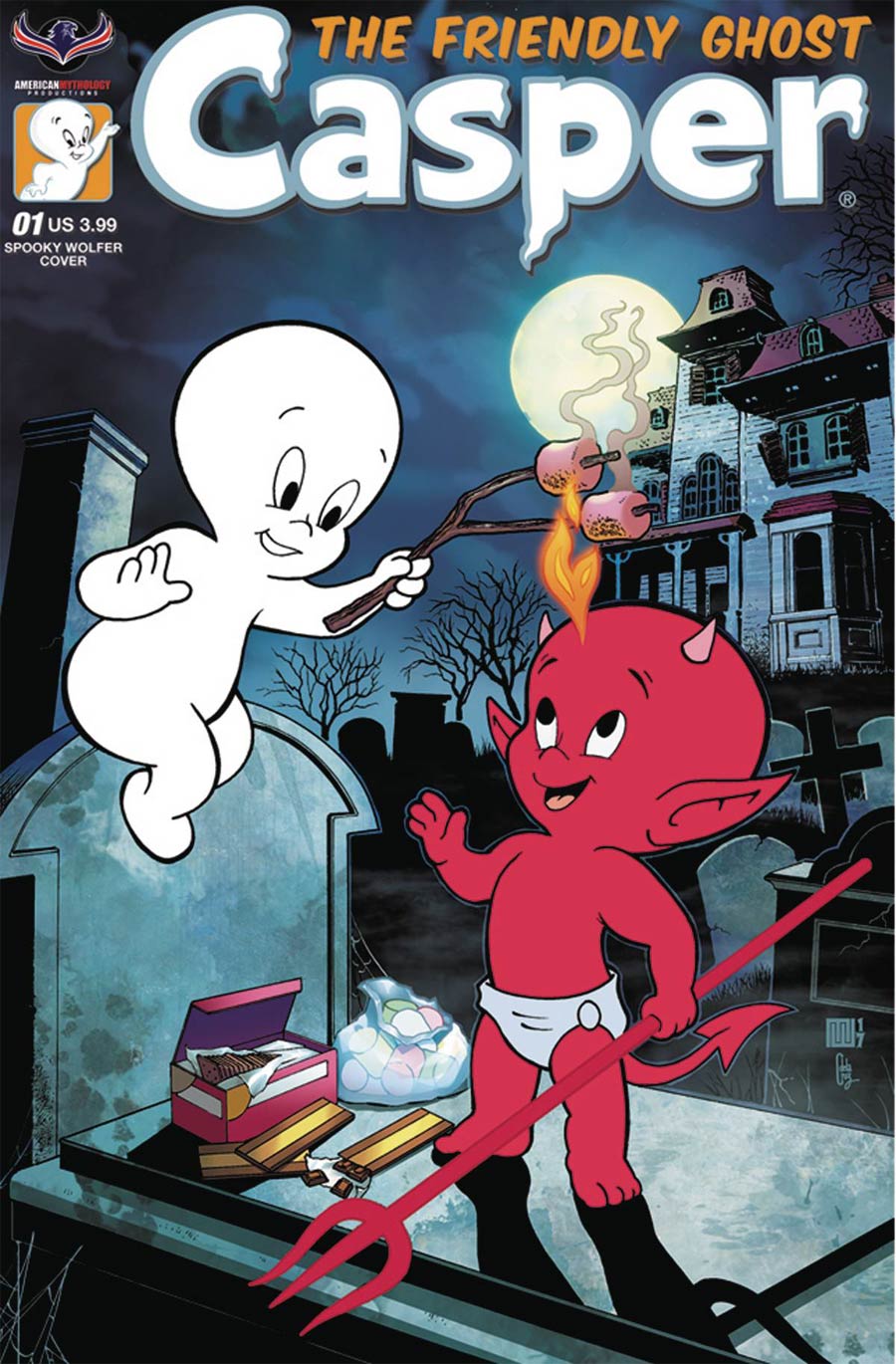 Casper The Friendly Ghost Vol 5 #1 Cover B Variant Mike Wolfer Spooky Cover