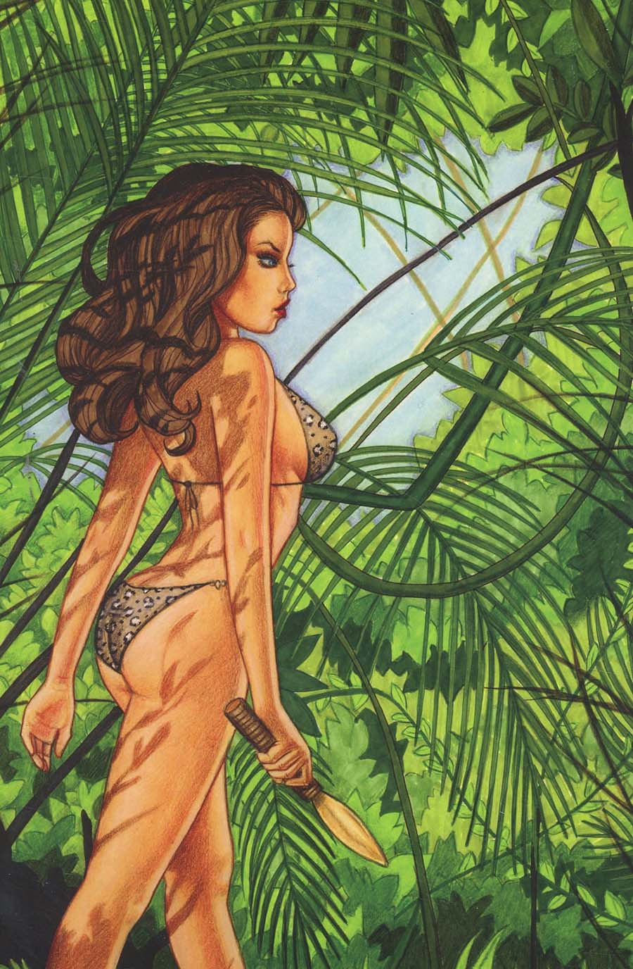 Cavewoman Starship Blish #1 Cover H Variant Conny Valentina Cover