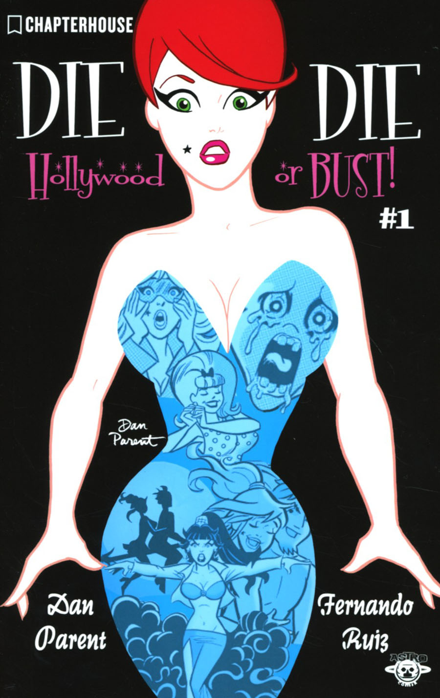 Die Kitty Die Hollywood Or Bust #1 Cover B Variant Dan Parent Cover