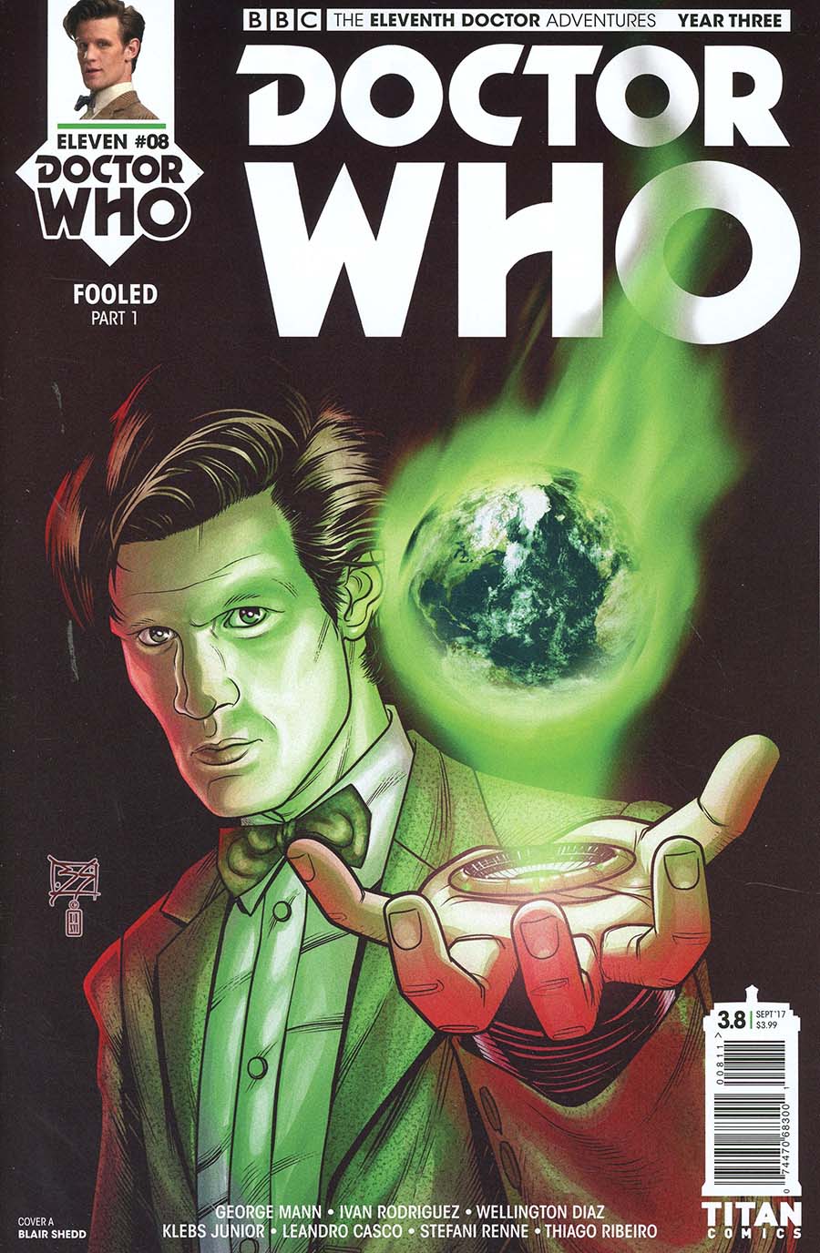 Doctor Who 11th Doctor Year Three #8 Cover A Regular Blair Shedd Cover