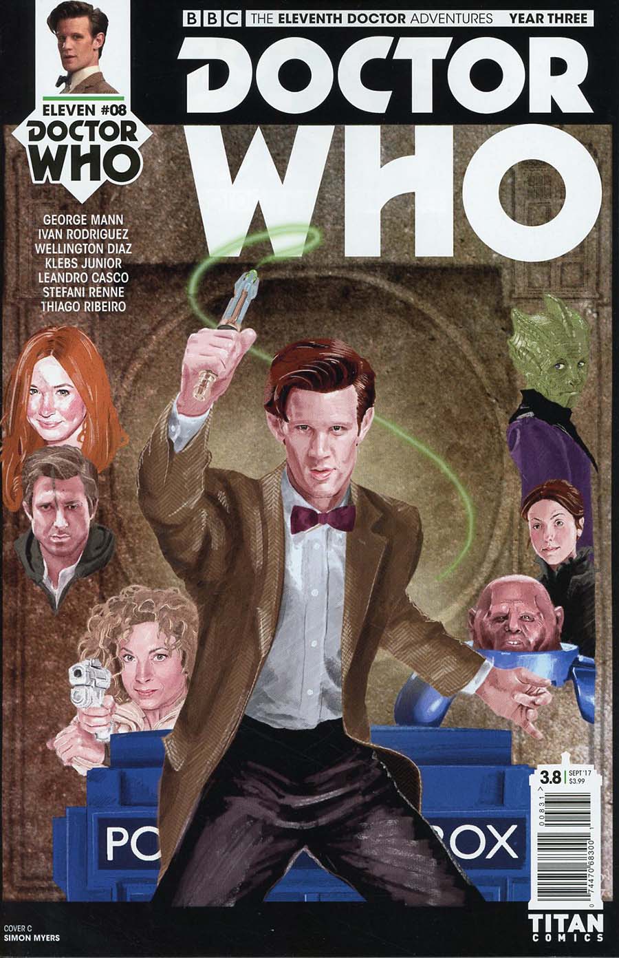 Doctor Who 11th Doctor Year Three #8 Cover C Variant Simon Myers Cover