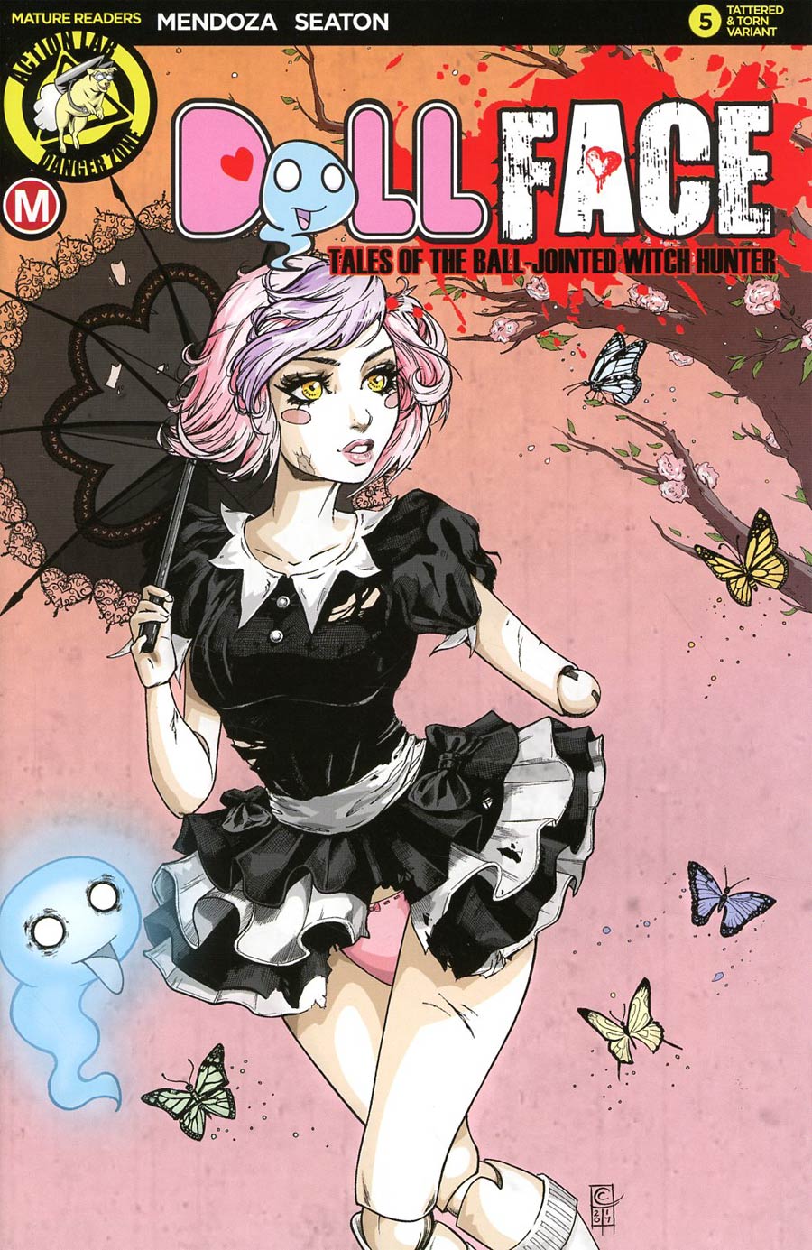 Dollface #5 Cover F Variant Collette Turner Artist Tattered & Torn Cover