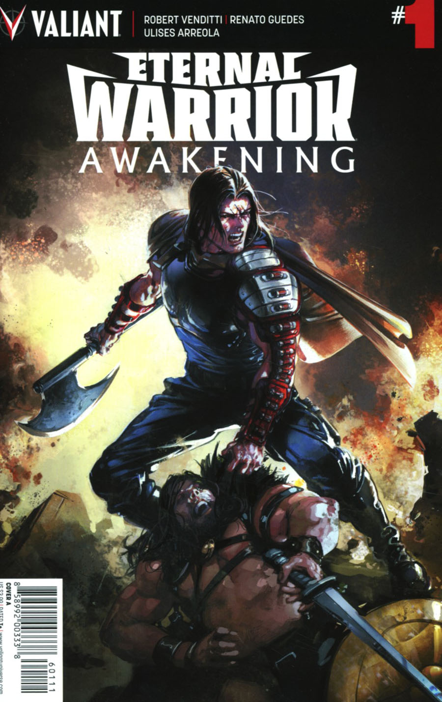 Eternal Warrior Awakening #1 Cover A Regular Clayton Crain Cover
