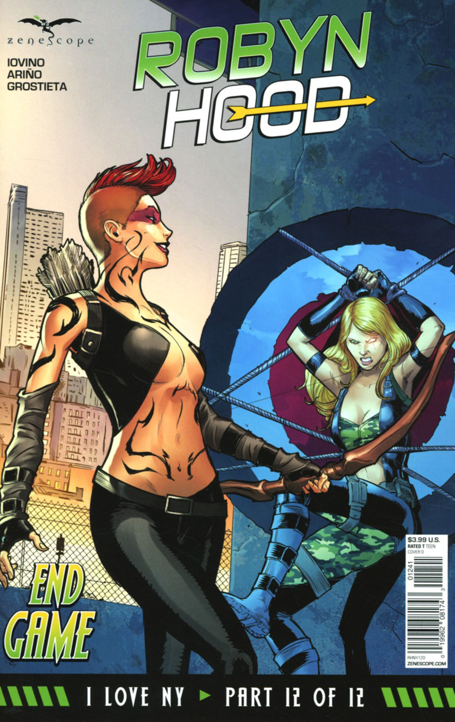 Grimm Fairy Tales Presents Robyn Hood I Love NY #12 Cover D Larry Watts