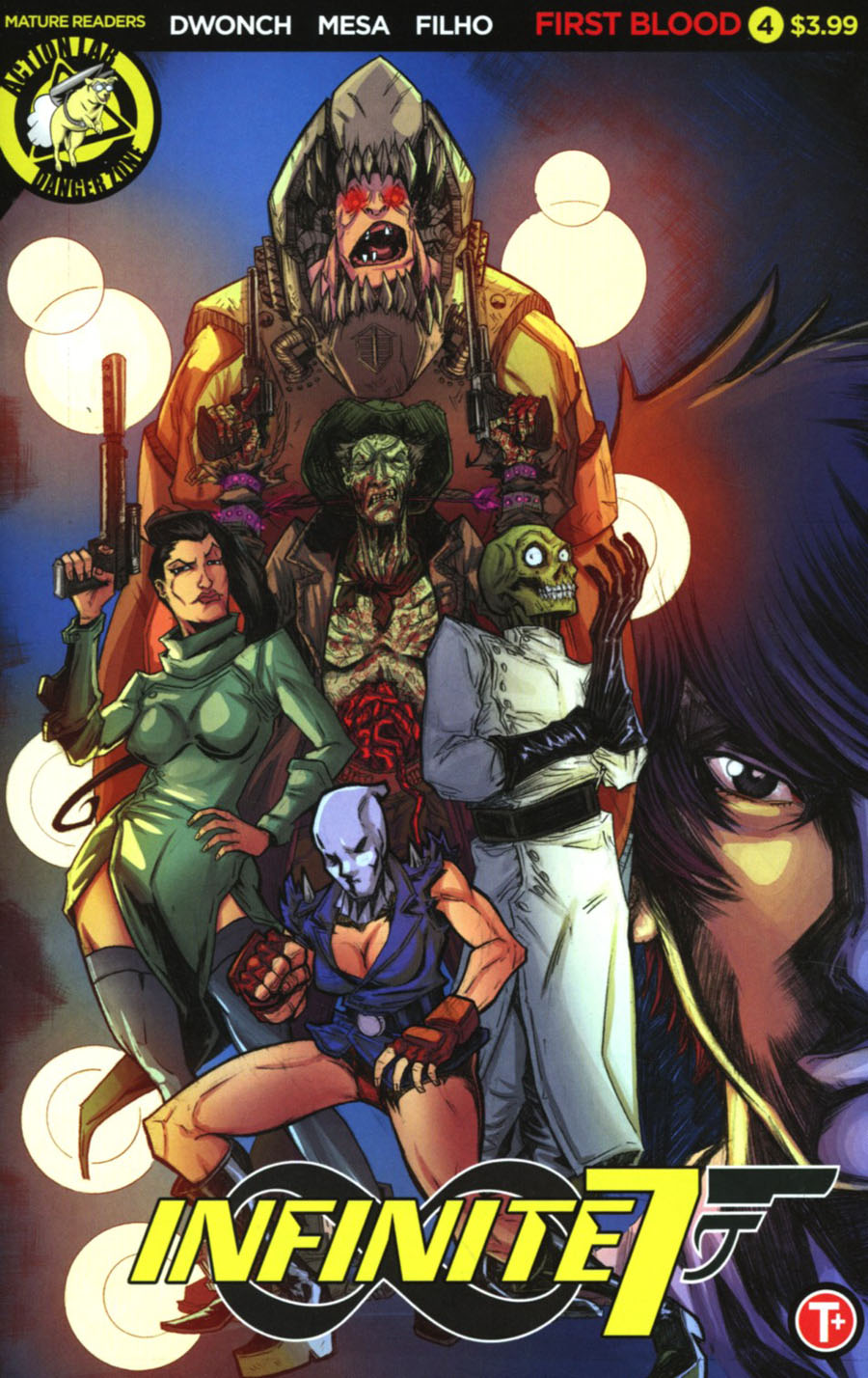 Infinite Seven #4 Cover A Regular Arturo Mesa Cover