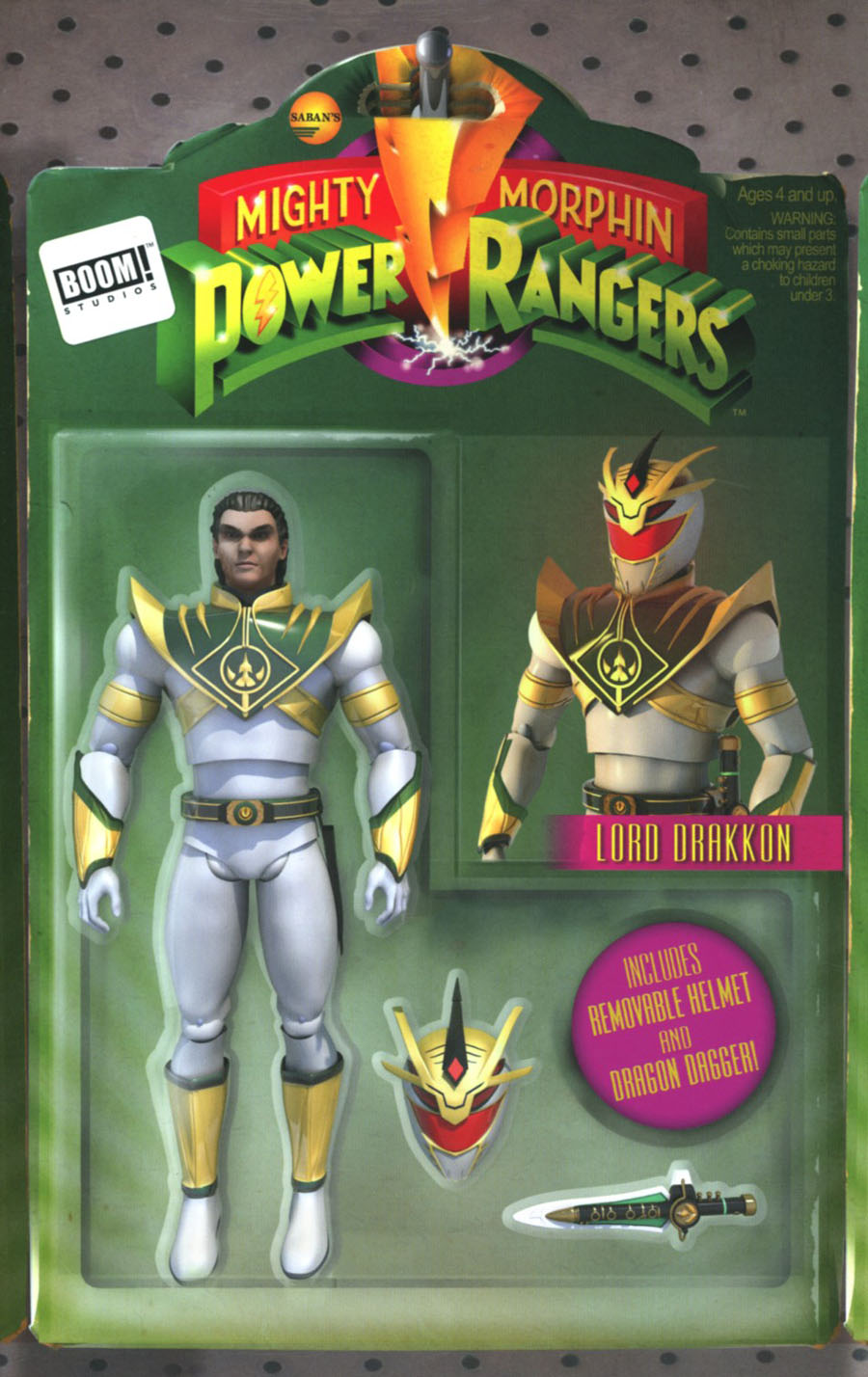 Mighty Morphin Power Rangers (BOOM Studios) #15 Cover B Variant Telmos Santos Action Figure Cover