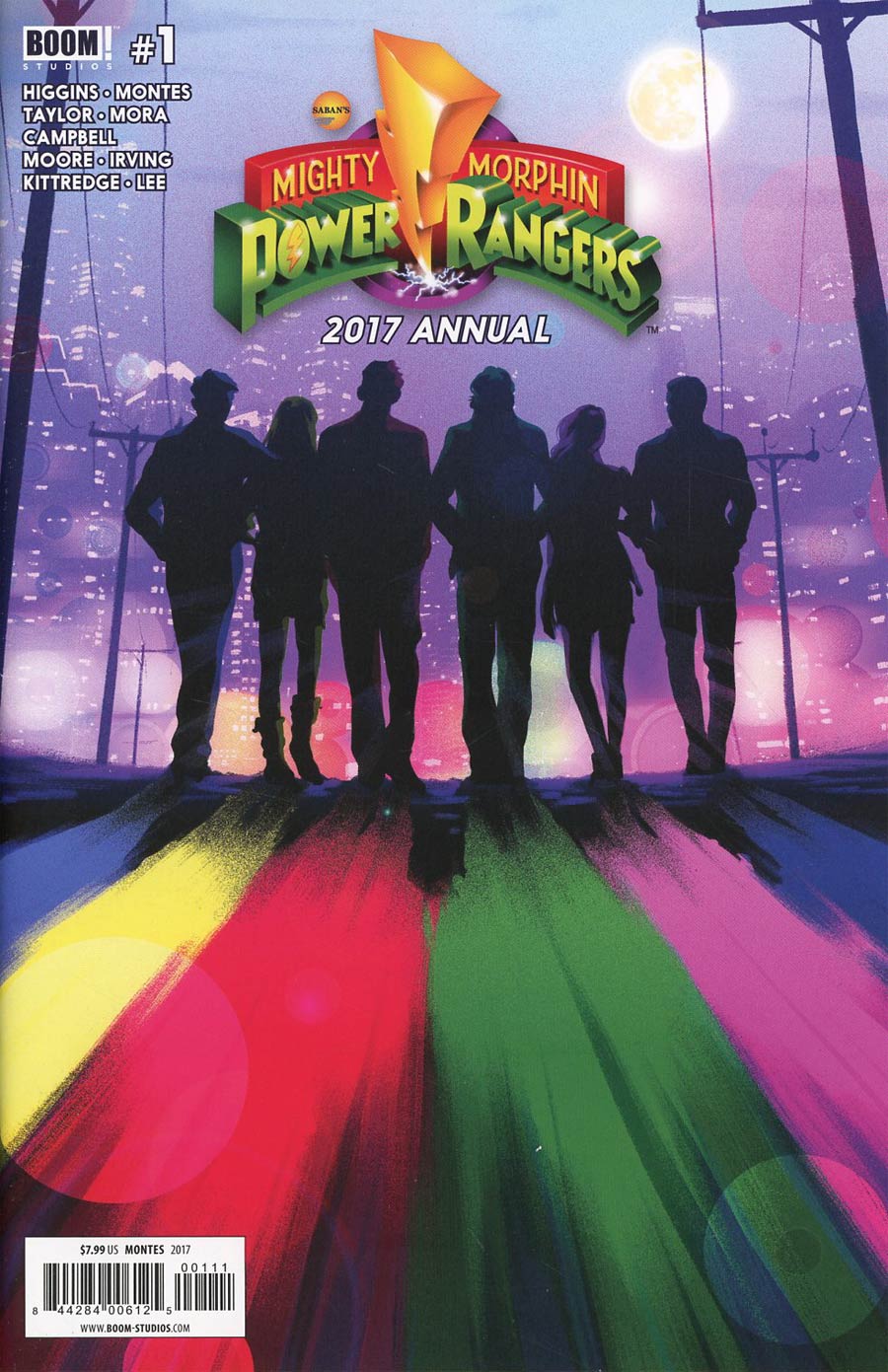 Mighty Morphin Power Rangers 2017 Annual #1 Cover A Regular Goni Montes Cover