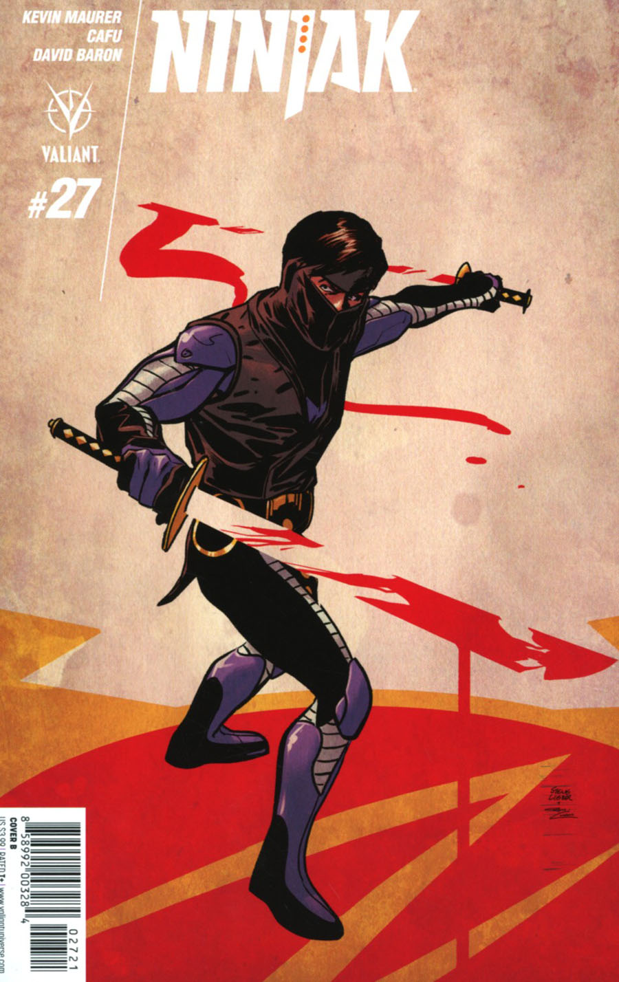 Ninjak Vol 3 #27 Cover B Variant Steve Lieber Cover