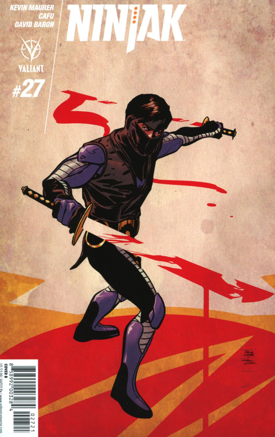 Ninjak Vol 3 #27 Cover B Variant Steve Lieber Cover